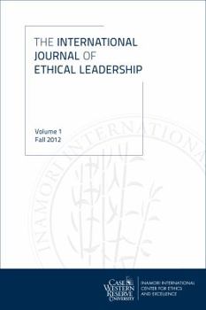 Paperback International Journal of Ethical Leadership: Volume 1 Book