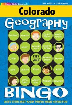 Hardcover Colorado Geography Bingo Game! Book