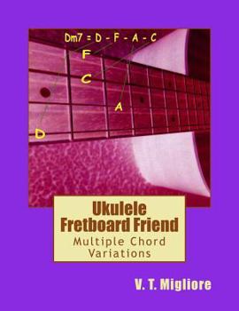 Paperback Ukulele Fretboard Friend: Multiple Chord Variations Book