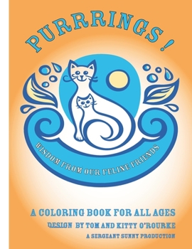 Paperback Purring!: Cute Feline Coloring Book for Adults and Kids Book