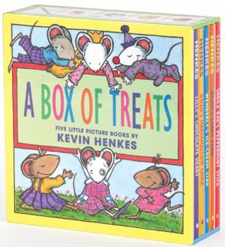 Hardcover A Box of Treats: Five Little Picture Books about Lilly and Her Friends: A Christmas Holiday Book Set for Kids Book