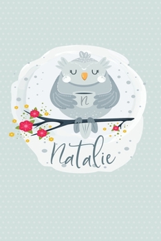 Paperback Natalie: Personalized Name Notebook - 6x9 Blank Lined Journal College Rule Book