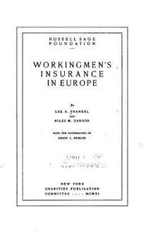 Paperback Workingmen's insurance in Europe Book