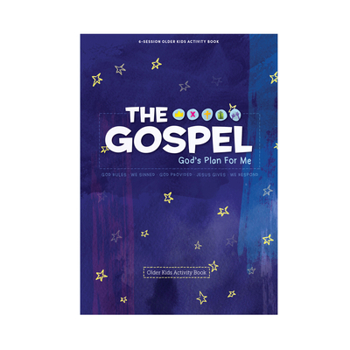 Paperback The Gospel: God's Plan for Me - Older Kids Activity Book