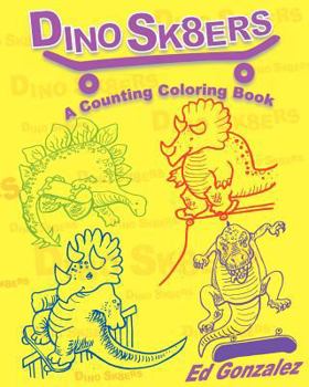 Paperback DinoSk8ers a Counting Coloring book