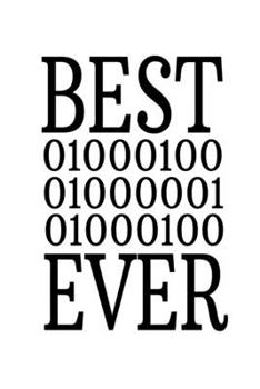 Notebook: Father binary Best Father's Day Gift Funny Nerd 120 Pages, 6x9 Inches, Blank