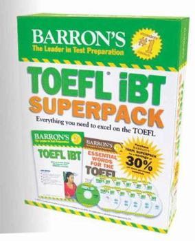 Paperback Barron's TOEFL IBT Superpack Book