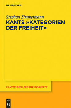 Hardcover Kants "Kategorien der Freiheit" [German] Book