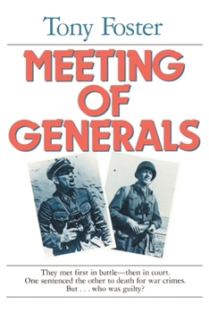 Paperback Meeting of Generals Book