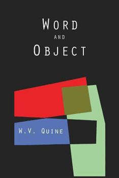 Paperback Word and Object (Studies in Communication) Book