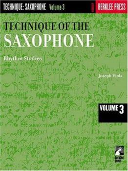 Paperback Technique of the Saxophone - Volume 3: Rhythm Studies Book