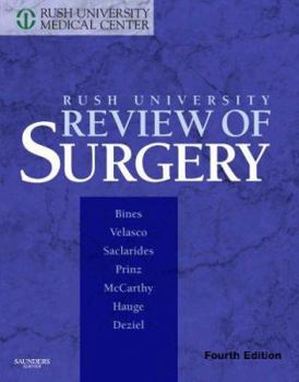 Paperback Rush University Medical Center Review of Surgery Book