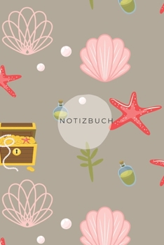 Notizbuch: Punktraster A5 Meeresmuschel Grau Heft für Notizen Lettering Skizzen | Dot Grid Journal | Gepunktetes Tagebuch 120 Seiten mit Punktpapier (German Edition)