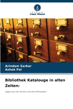 Paperback Bibliothek Katalouge in alten Zeiten [German] Book