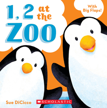 Board book 1, 2 at the Zoo Book