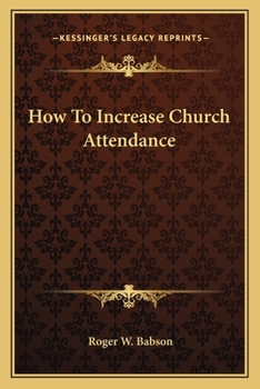 Paperback How To Increase Church Attendance Book