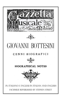 Paperback Giovanni Bottesini Cenni Biografici/Biographical Notes Book
