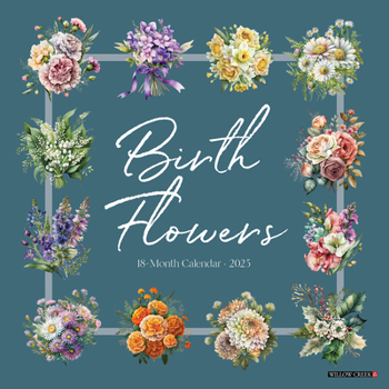 Calendar Birth Flowers 2025 12 X 12 Wall Calendar Book