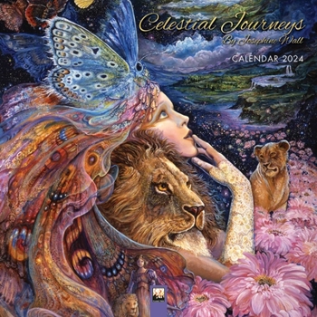 Calendar Celestial Journeys by Josephine Wall Wall Calendar 2024 (Art Calendar) Book