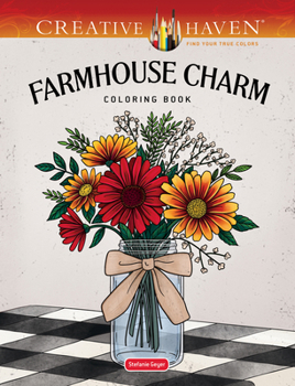 Paperback Creative Haven Farmhouse Charm Coloring Book