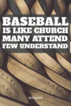 Paperback Notebook: Pro Baseball Gamer Planner / Organizer / Lined Notebook (6" x 9") Book