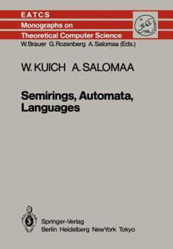 Paperback Semirings, Automata, Languages Book