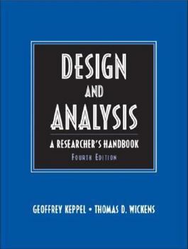Hardcover Design and Analysis: A Researcher's Handbook Book