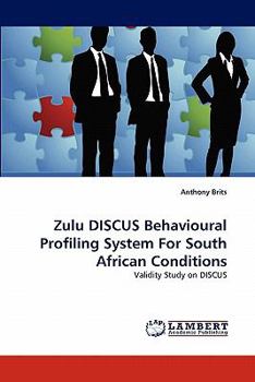 Paperback Zulu Discus Behavioural Profiling System for South African Conditions Book