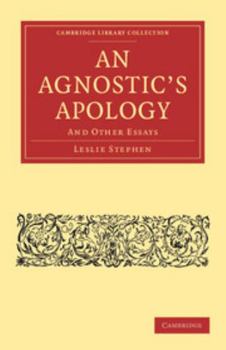 Paperback An Agnostic's Apology: And Other Essays Book