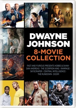 DVD Dwayne Johnson 8-Movie Collection Book