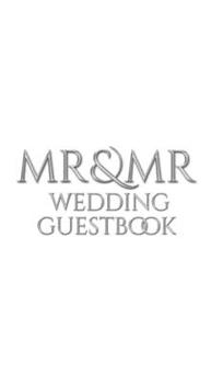 Hardcover Mr and Mr Wedding Guest Book: Mr & Mr Wedding Guest Book