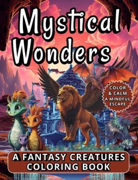 Paperback Mystical Wonders: A Fantasy Creatures Coloring Book. A Bold and Easy Coloring Book for Kids, Teens, Adults, and Seniors to Relax, Create, and Dream (Color and Calm: A Mindful Escape) Book