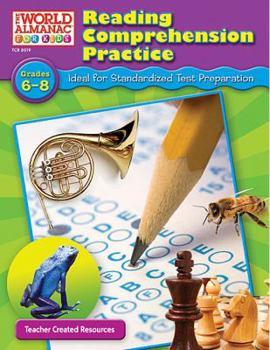 Paperback Reading Comprehension Practice, Grades 6-8 Book