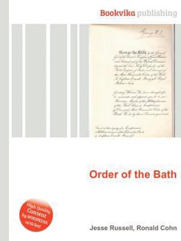 Paperback Order of the Bath Book