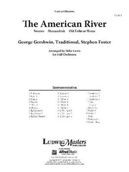 Paperback The American River: Conductor Score Book