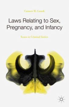 Hardcover Laws Relating to Sex, Pregnancy, and Infancy: Issues in Criminal Justice Book