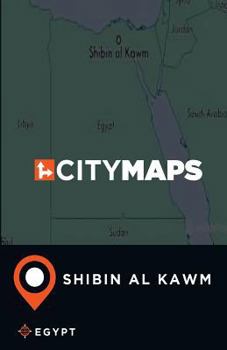 Paperback City Maps Shibin al Kawm Egypt Book