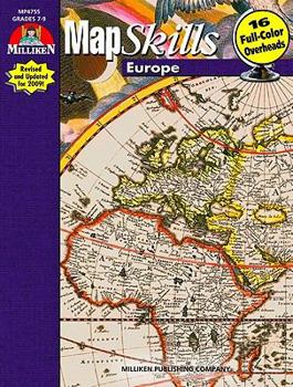 Paperback Map Skills - Europe Book