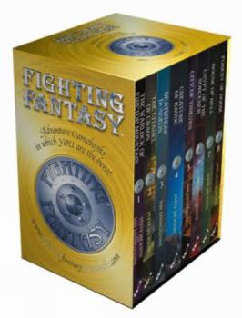 Paperback Fighting Fantasy Box Set: Gamebooks 1-8 (Warlock of Firetop Mountain, Citadel of Chaos, Deathtrap Dungeon, Creature of Havoc, City of Thieves, C Book