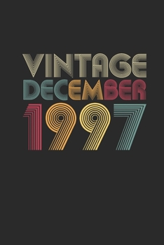 Paperback Vintage December 1997: Graph Ruled Notebook - Journal for 22 years old Birthday Gift Idea Book