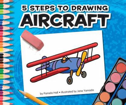 Library Binding 5 Steps to Drawing Aircraft Book