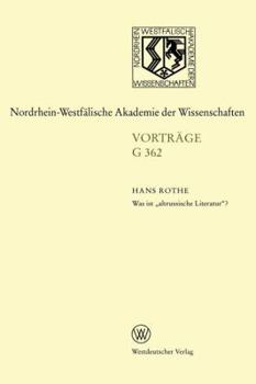 Paperback Was Ist "Altrussische Literatur"? [German] Book