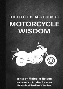 Paperback The Little Black Book of Motorcycle Wisdom Book