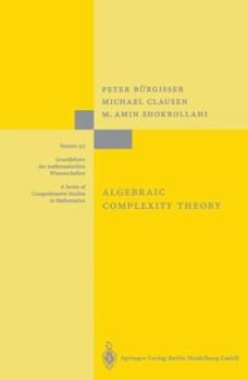 Hardcover Algebraic Complexity Theory Book