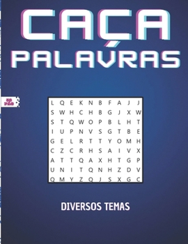 Livro Caça-Palavras Diversos Temas.: Nível Médio (Portuguese Edition)