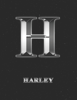 Harley: 2 Year Weekly Planner with Note Pages (24 Months) | Silver Effect Personalized Custom Letter H Initial First Name | 2020 - 2021 | Week ... | Plan Each Day, Set Goals & Get Stuff Done