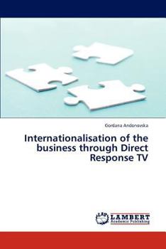 Paperback Internationalisation of the business through Direct Response TV Book