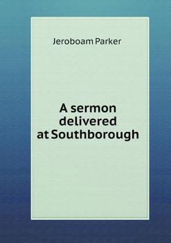 Paperback A sermon delivered at Southborough Book
