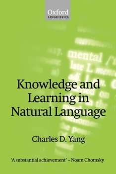 Paperback Knowledge and Learning in Natural Language Book