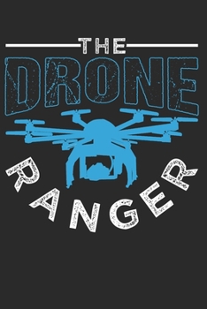 DRONE: Drone Notebook the perfect gift idea for drones or quadrocopter fans. The paperback has 120 white pages with dot matrix that support you in writing or sketching.